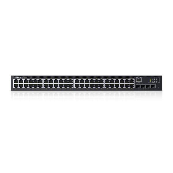 DELL N1548P Gestito L3 Gigabit Ethernet [10/100/1000] Supporto Power over Ethernet [PoE] 1U Nero (DELL NETWORKING SWITCH N1548P,L2+ 48 x 10/100/1000 + 4 x 10GB SFP+)Dell210-AEWB