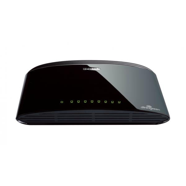 D-Link DES-1008D Non gestito Fast Ethernet [10/100] Nero (D-Link DES 1008D - switch - 8 porte -)D-linkDES-1008D/E