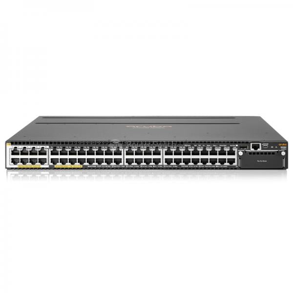 HPE Aruba Networking Aruba 3810M 40G 8 Smart Rate PoE+ 1-slot Gestito L3 Gigabit Ethernet [10/100/1000] Supporto Power over Ethernet [PoE] 1U Nero (Aruba 3810M 40G 8SR PoE+ 1-slot Switch)HpeJL076A