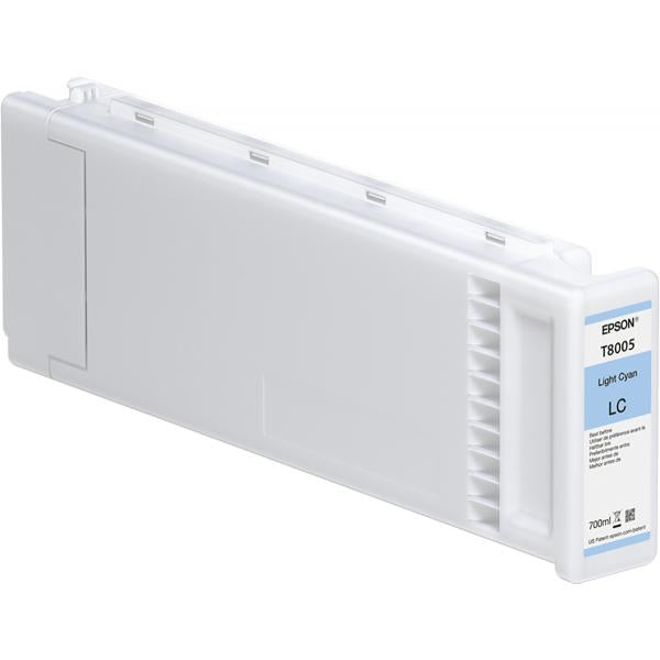 Epson Singlepack Light Cyan T800500 UltraChrome PRO 700ml (Singlepack Ink Cartridge Light Cyan T800500 UltraChrome PRO 700ml)EpsonC13T800500