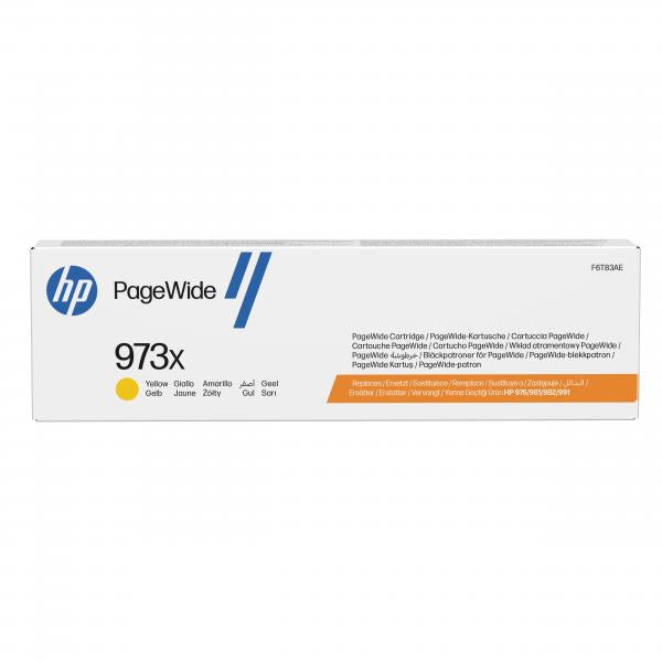 HP Cartuccia giallo ad alta capacità originale 973X PageWide (OEM HP 973X High Yield Yellow 7000 Pages Original Ink F6T83AE)HpF6T83AE