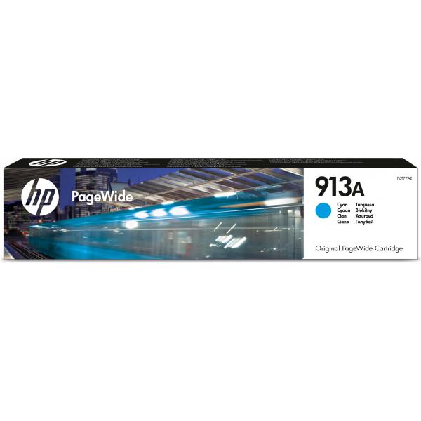 HP Cartuccia ciano originale 913A PageWide (OEM HP F6T77AE [913A] Ink Cartridge Cyan 3K Pages)HpF6T77AE