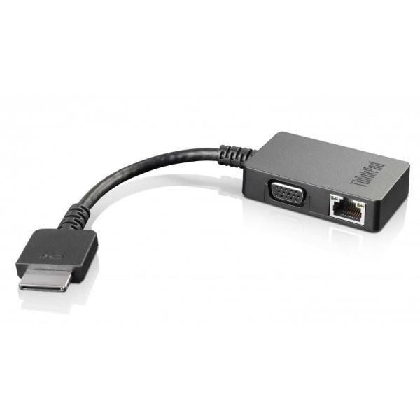 Lenovo 4X90J31060 adattatore per inversione del genere dei cavi OneLink+ VGA/RJ45 Nero (Lenovo)Lenovo4X90J31060