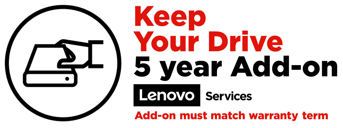 Lenovo 5Y Keep Your Drive 1 licenza/e 5 anno/i (Lenovo Keep Your Drive Add On - Contratto di assistenza esteso [per desktop] - 5 anni - per ThinkStation P410, P500, P510, P520, P520c)Lenovo5PS0L20568