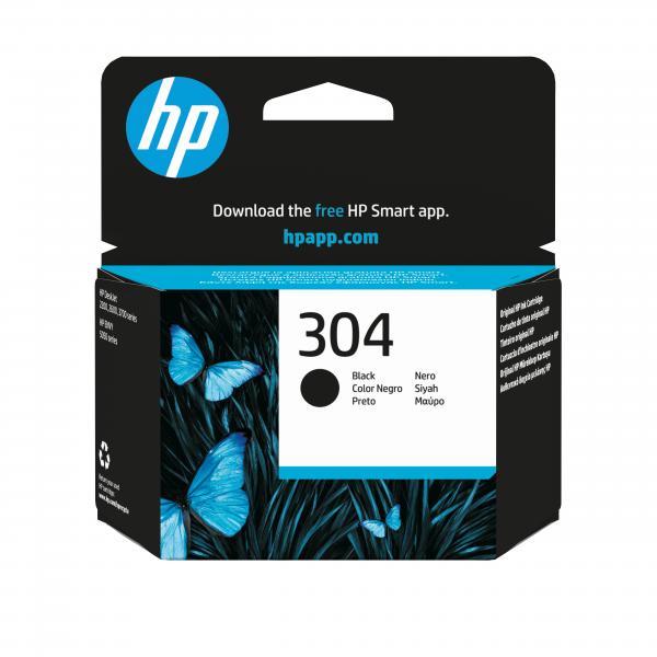 HP Cartuccia inchiostro originale nero 304 (Tinte HP 304 / N9K06AE Black)HpN9K06AE