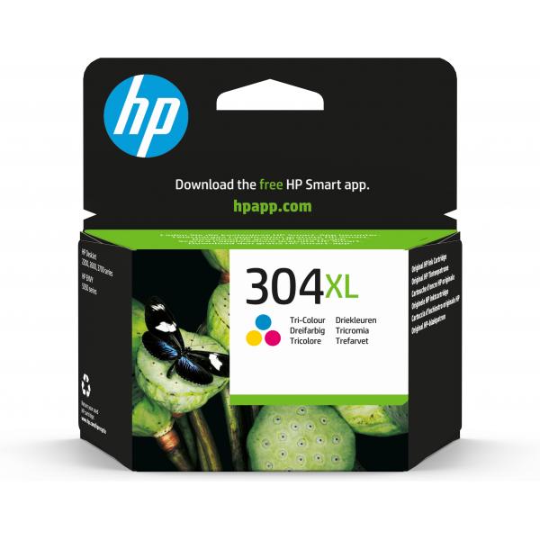 HP Cartuccia inchiostro originale tricromia 304XL (HP N9K07AE [304XL] Printhead cartridge color 300 pages 7ml)HpN9K07AE