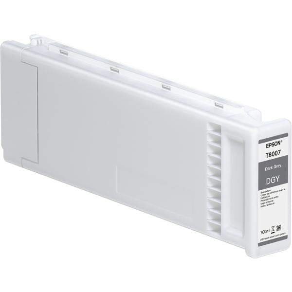 Epson Singlepack Dark Gray T800700 UltraChrome PRO 700ml (Epson T8007 - m?rkegr? - original - bl)EpsonC13T800700