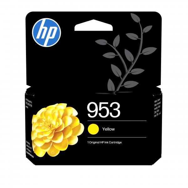 HP Cartuccia di inchiostro originale giallo 953 (OEM HP 953 Yellow 630 Pages Original Ink Cartridge F6U14AE)HpF6U14AE