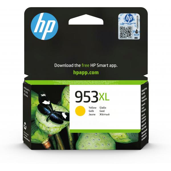 HP Cartuccia inchiostro giallo originale ad alta capacità 953XL (OEM HP F6U18AE [953XL] INK CARTRIDGE YELLOW 1.6K PAGES 20ML)HpF6U18AE