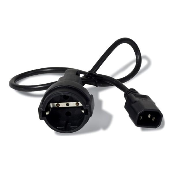 APC AP9880 cavo di alimentazione Nero 0,6 m IEC C14 CEE7/7 (Power Cord AP9880 - **New Retail** - Warranty: 12M)ApcAP9880