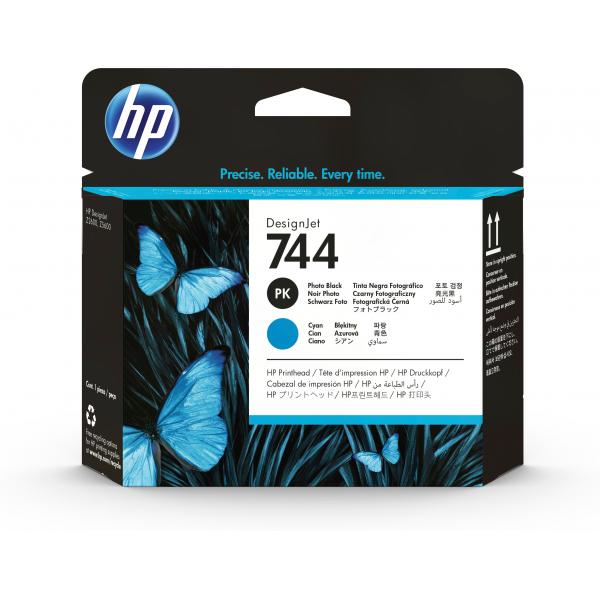 HP Testina di stampa nero fotografico/ciano DesignJet 744 (HP 744 PHOTO BLACK & CYAN PRINTHEAD)HpF9J86A