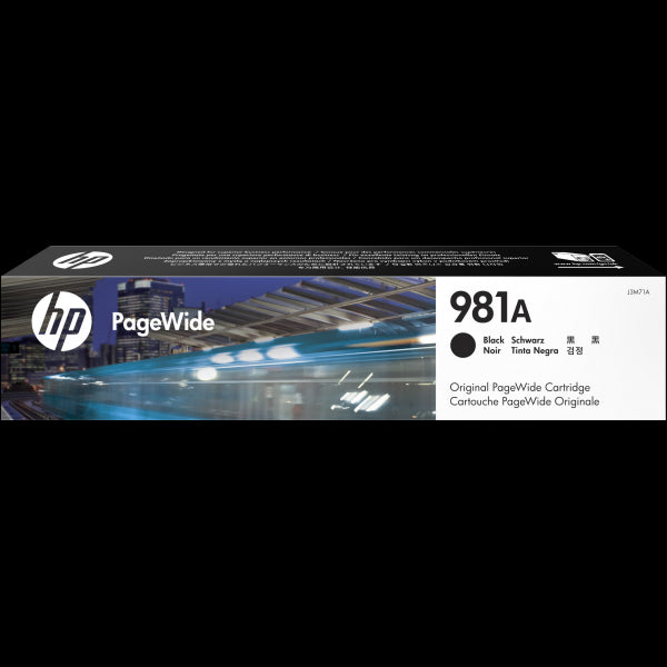 HP Cartuccia nero originale 981A PageWide (OEM HP 981A 6000 Pages Black Ink Cartridge J3M71A)HpJ3M71A