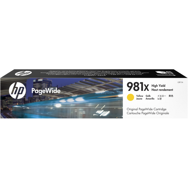 HP Cartuccia giallo originale ad alta capacità 981X PageWide (INK CARTRIDGE 981X YELLOW - HIGH YIELD)HpL0R11A