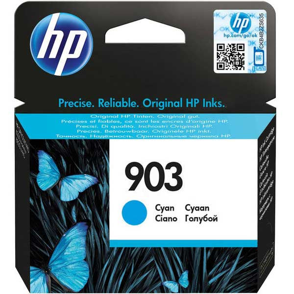 HP Cartuccia di inchiostro ciano originale 903 (INK CARTRIDGE NO 903 CYAN - DE/FR/NL/BE/UK/SE/IT)HpT6L87AE#BGX