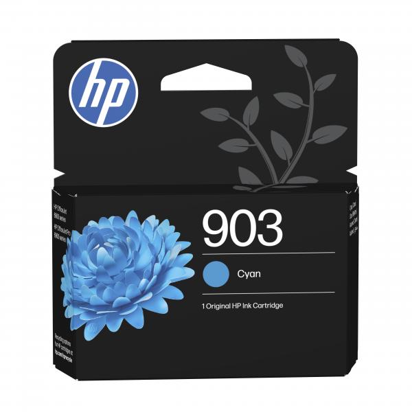 HP Cartuccia di inchiostro ciano originale 903 (OEM HP 903 Cyan 315 Pages Original Ink Cartridge T6L87AE)HpT6L87AE