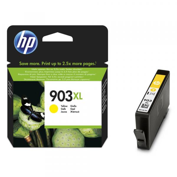 HP Cartuccia di inchiostro giallo originale ad alta capacità 903XL (HP 903XL - Hjtydende - gul - original)HpT6M11AE#301