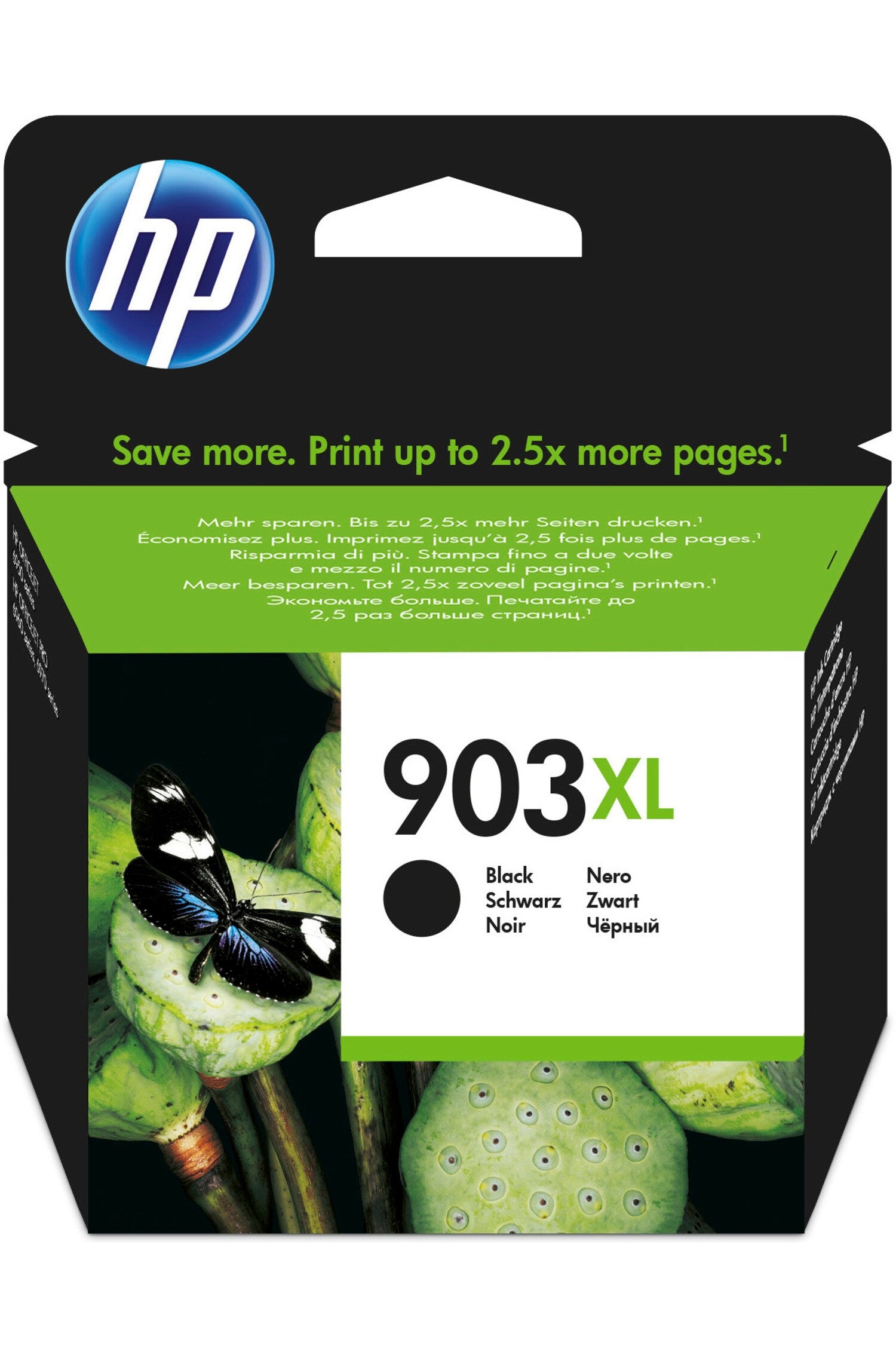 HP Cartuccia di inchiostro nero originale ad alta capacità 903XL (OEM HP 903XL Black 750 Pages Original Ink Cartridge T6M15AE)HpT6M15AE