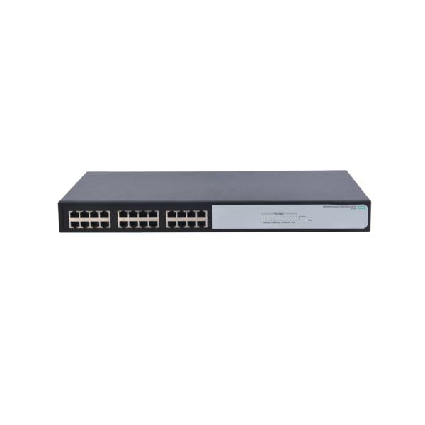 HPE OfficeConnect 1420 24G Non gestito Gigabit Ethernet [10/100/1000] 1U Nero (HPE OfficeConnect 1420 24G - switch -)HpeJG708B