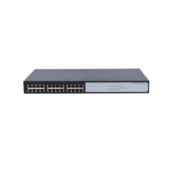 HPE OfficeConnect 1420 24G Non gestito Gigabit Ethernet [10/100/1000] 1U Nero (HPE OFFICECONNECT SWITCH 1420 24G,24 x 10/100/1000)HpeJG708B