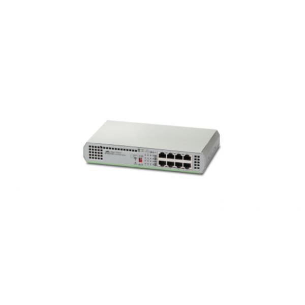 Allied Telesis AT-GS910/8-50 Non gestito Gigabit Ethernet [10/100/1000] Grigio (L2 UM. GE 8P INT.PSU - 990-004857-50 IN)Allied Telesis0767035207438AT-GS910/8-50