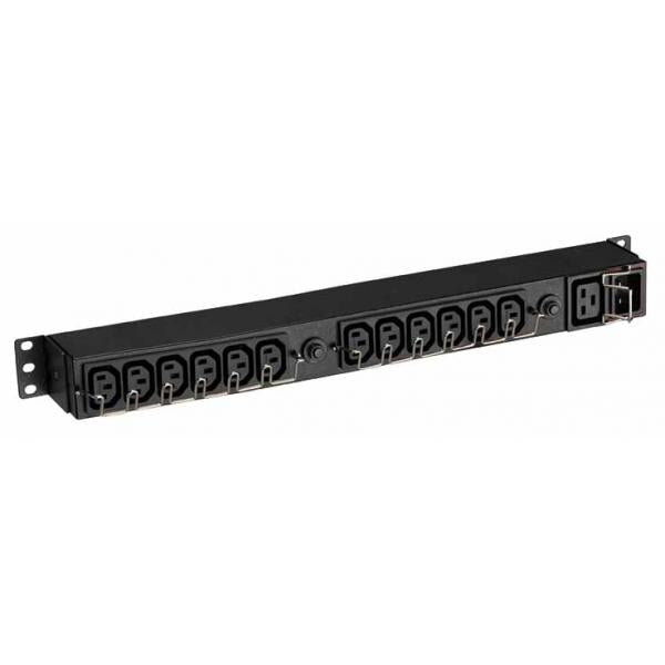 Eaton EFLX12I unità di distribuzione dell'energia [PDU] 13 presa[e] AC 1U Nero (FLEXPDU 12 IEC - 2X 6 IEC 10A 1X 16A)Eaton3553340684272EFLX12I