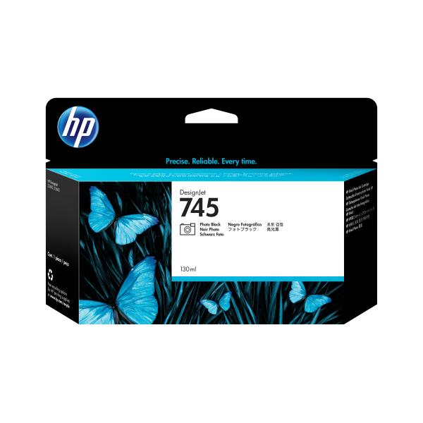 HP Cartuccia Inchiostro Nero Fotografico DesignJet 745, 130 ml (HP 745 130-ML PHOTO BLACK INK CARTRI)HpF9J98A