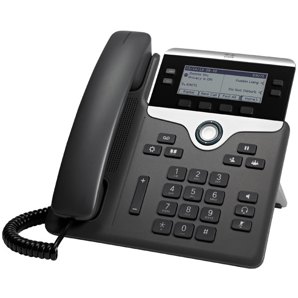 Cisco 7841 telefono IP Nero, Argento 4 linee LCD (IP PHONE 7841 WITH - MULTIPLATFORM PHONE FIRMWARE) - Versione TedescaCiscoCP-7841-3PCC-K9=