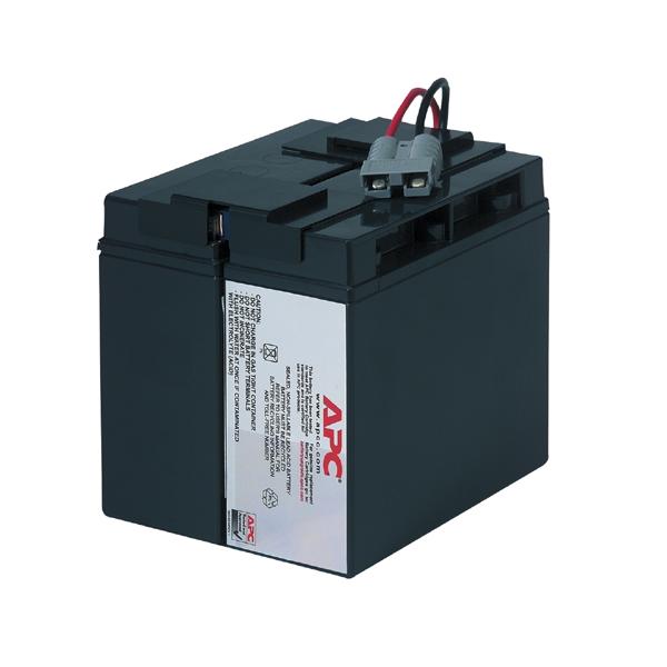 APC RBC7 batteria UPS Acido piombo [VRLA] 24 V (APC Replacement Battery Cartridge #7 - UPS battery - 1 x battery - Lead Acid - black - for P/N: SMT1500C, SMT1500CNC, SMT1500CUS, SMT1500I-AR, SMT1500IC, SMT1500NC, SMT1500X93)ApcRBC7