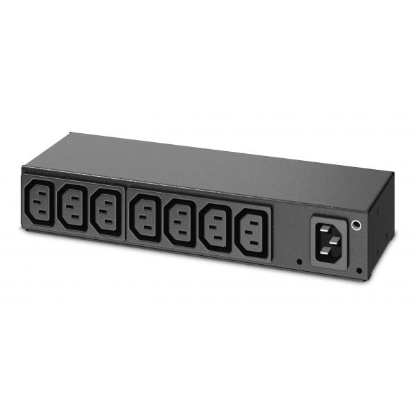 APC AP6015A unità di distribuzione dell'energia [PDU] 8 presa[e] AC 0U/1U Nero (APC Basic Rack PDU AP6015A - Power distribution unit [rack-mountable] - AC 100/120/200/208/230/240 V - input: IEC 60320 C14 - output connectors: 8 [power IEC 60320 C13] -...