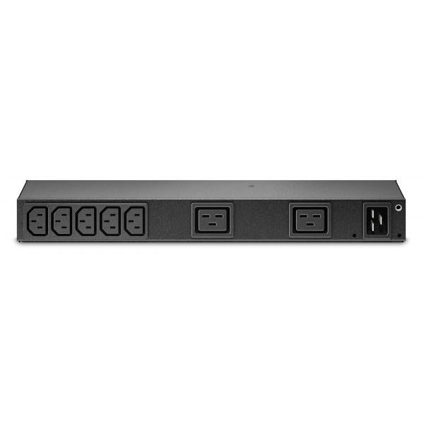APC AP6120A unità di distribuzione dell'energia [PDU] 7 presa[e] AC 0U/1U Nero (RACK PDU BASIC 0U/1U 100-240V/20A 22)Apc0731304327851AP6120A