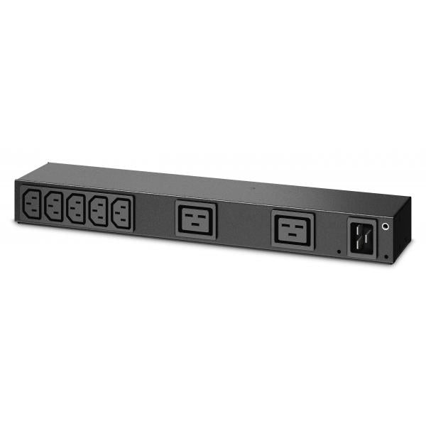 APC AP6120A unità di distribuzione dell'energia [PDU] 7 presa[e] AC 0U/1U Nero (RACK PDU BASIC 0U/1U 100-240V/20A 22)Apc0731304327851AP6120A