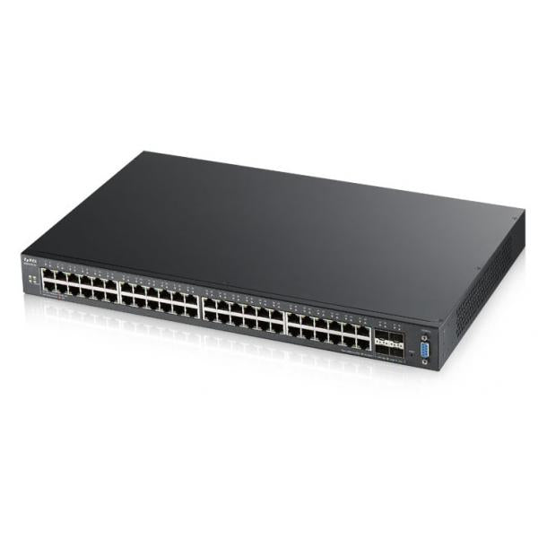 Zyxel XGS2210-52 Gestito L2 Gigabit Ethernet [10/100/1000] 1U Nero (ZYXEL XGS2210-52 SWITCH MANAGED RACK)ZyxelXGS2210-52-EU0101F