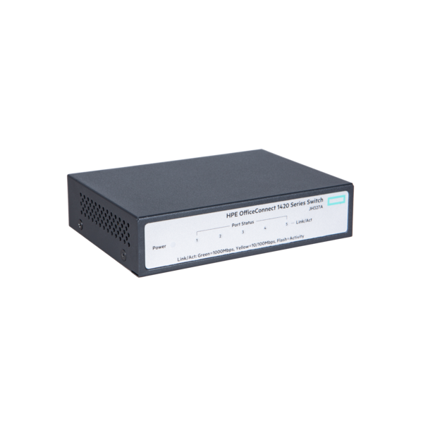 HPE OfficeConnect 1420 5G Non gestito L2 Gigabit Ethernet [10/100/1000] 1U Grigio (1420 5G Switch - **New Retail** - Warranty: 12M)HpeJH327A