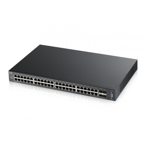 Zyxel XGS2210-52 Gestito L2 Gigabit Ethernet [10/100/1000] 1U Nero (XGS2210-52 48 PORT GIGABIT L2 - MANAGED SWITCH 4X 10G)ZyxelXGS2210-52-GB0101F