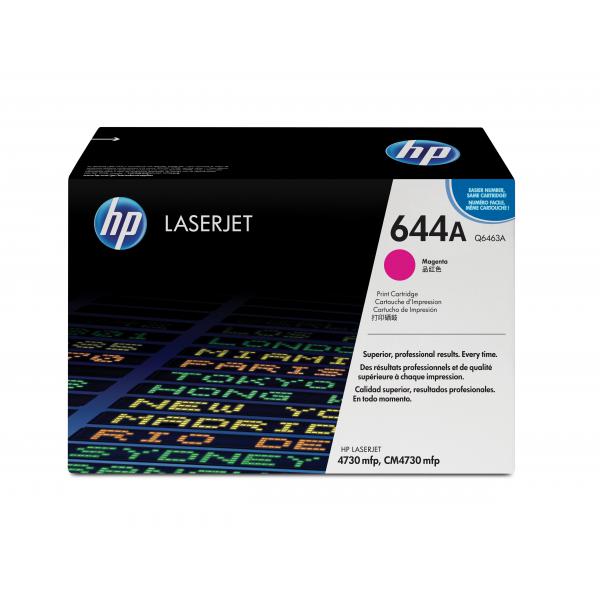 HP 644A Magenta Original LaserJet Toner Cartridge cartuccia toner 1 pz Originale (Toner Magenta CLJ 4730 - Pages 12.000 - Warranty: 12M)HpQ6463A