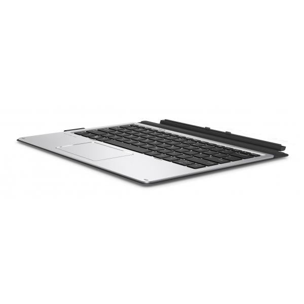 HP 850487-A41 tastiera per dispositivo mobile Belga Nero, Argento (Keyboard [Belgium] - 850487-A41, Belgian, - Touchpad, HP, Elite x2 1012 G2, Black,Silver, Docking - Warranty: 12M)Hp5704174068433850487-A41