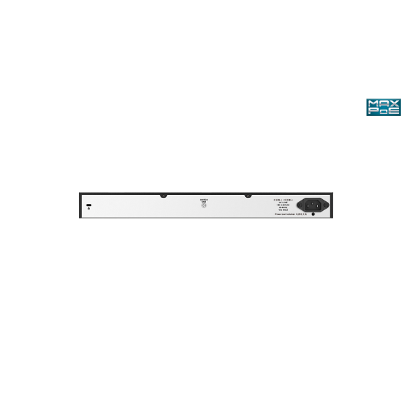 D-Link DGS-1026MP switch di rete Non gestito Gigabit Ethernet [10/100/1000] Supporto Power over Ethernet [PoE] Nero, Grigio (26-Port Layer2 PoE+ GB Switch,24 x 10/100/1000 Mbps ports,2 x 10/100/1000BASE-T/SFP combo ports,52 Gbps switching fabric,64 B...