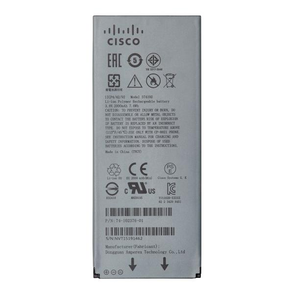 Cisco CP-BATT-8821= ricambio per telefono Batteria (Cisco - Battery - for IP Phone 8821)CiscoCP-BATT-8821=