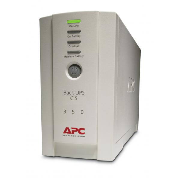 APC Back-UPS gruppo di continuità [UPS] Standby [Offline] 0,35 kVA 210 W 4 presa[e] AC (APC Back-UPS CS 350 - UPS - 230 V c.a. V - 210 Watt - 350 VA - RS-232, USB - connettori di uscita 4 - beige)ApcBK350EI