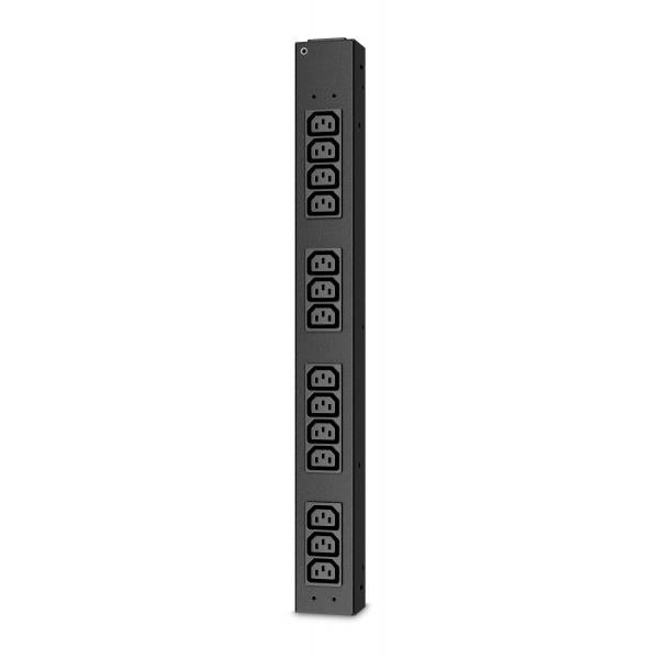 APC AP6003A unità di distribuzione dell'energia [PDU] 14 presa[e] AC 0U/2U Nero (APC Basic Rack PDU - Power distribution unit [rack-mountable] - AC 100-240 V - input: IEC 60320 C20 - output connectors: 14 [power IEC 60320 C13] - for P/N: AR3106SP, SM...