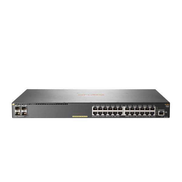 HPE Aruba 2930F 24G PoE+ 4SFP Gestito L3 Gigabit Ethernet [10/100/1000] Supporto Power over Ethernet [PoE] 1U Grigio (ARUBA 2930F 24G POE+ 4SFP - SWITCH UNITED KINGDOM ENGLISH)Hpe0190017005560JL261A#ACC