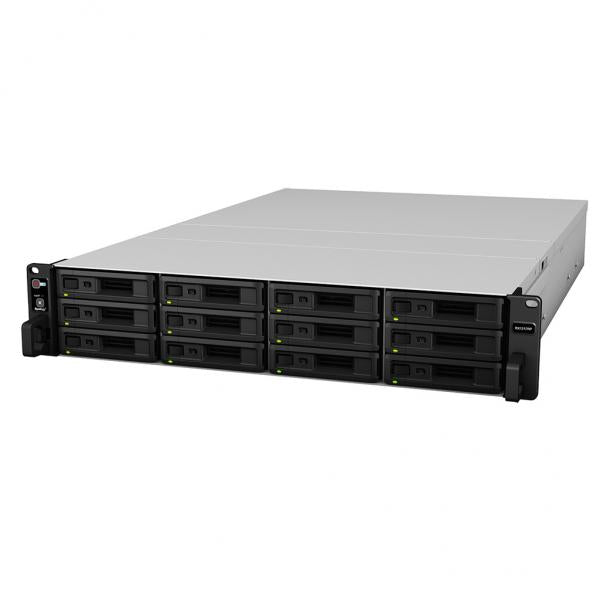 Synology RX1217RP array di dischi 0 TB Armadio [2U] Nero, Grigio (Synology RX1217RP 12 Bay expansion unit for 4017xs+/RS3617xs+/RS3614xs+/RS3413xs+/RS3617xs/RS3617RPxs/RS3614[RP]xs/RS3412[RP]xs/RS3411[RP]xs/RS2416[RP]+/RS2414[RP]+/RS2212[RP]+/RS2211[...