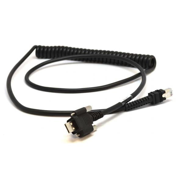 Zebra CBA-UF2-C12ZAR lettero codici a barre e accessori (CABLE SHIELD USB SER A - LOCK CONNECTOR VC70 12IN COILED)ZebraCBA-UF2-C12ZAR