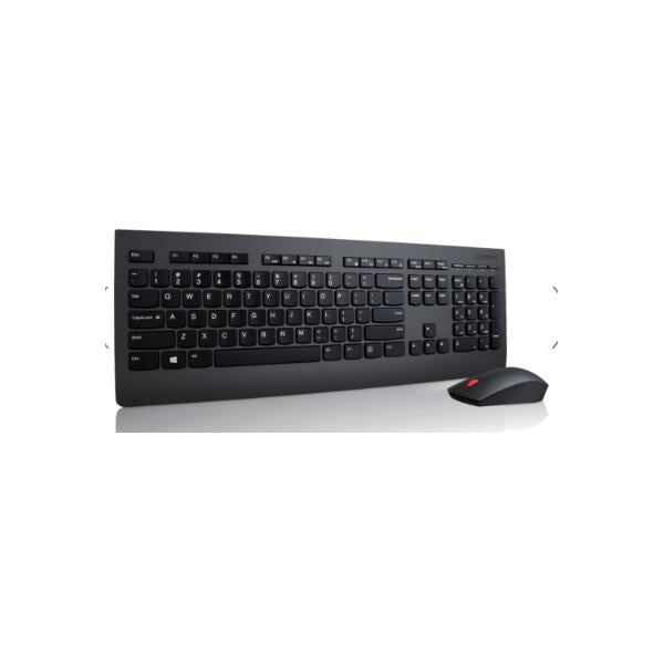 Lenovo 4X30H56796 tastiera Mouse incluso Universale RF Wireless QWERTY Inglese US Nero (Lenovo Professional Wireless Keyb & Mouse - DE. WARRANTY: 1YM)Lenovo4X30H56796