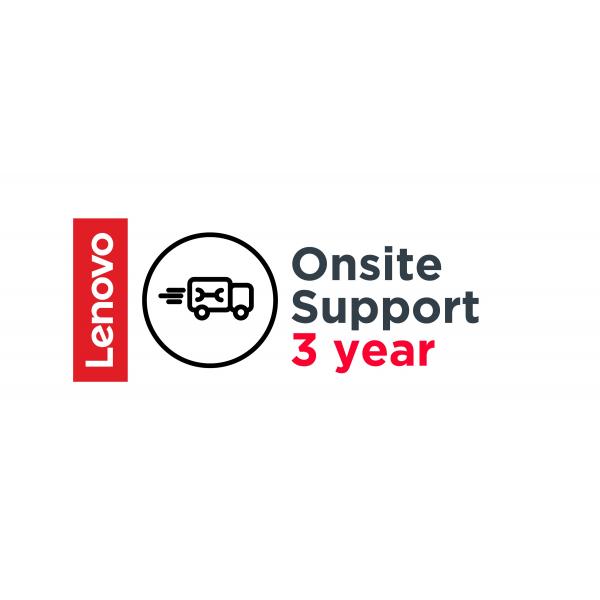 Lenovo 3 Year Onsite Support [Add-On] 1 licenza/e 3 anno/i (Lenovo Onsite - support opgradering -)Lenovo5WS0K75731