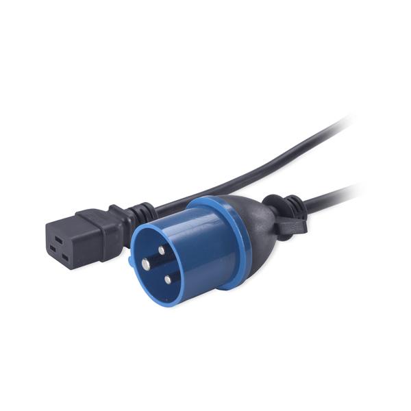 APC C19/IEC309 2.5m Nero 2,5 m Accoppiatore C19 (Power Cord, C19 to IEC309 16A, 2.5m)ApcAP9876
