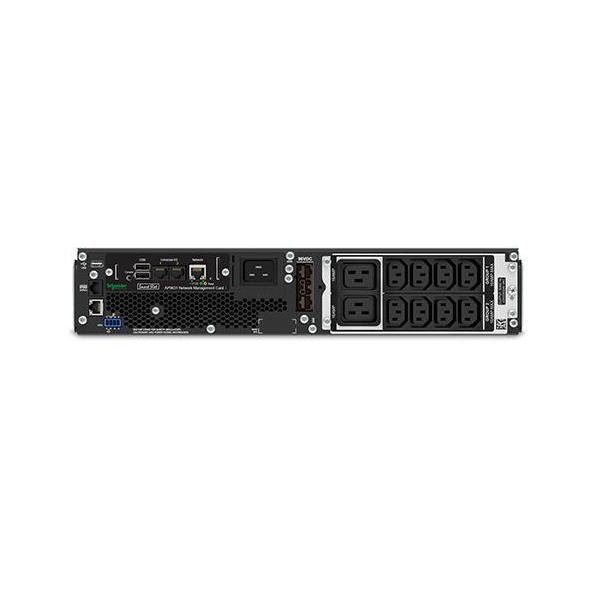 APC Smart-UPS On-Line SRT gruppo di continuità [UPS] Doppia conversione [online] 3 kVA 2700 W (APC Smart-UPS SRT 3000VA RM - UPS [rack-mountable / external] - AC 220/230/240 V - 2700 Watt - 3000 VA - Lead Acid - RS-232, USB - output connectors: 10 - ...