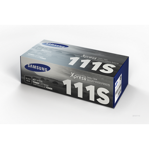 Samsung MLT-D111S cartuccia toner 1 pz Originale Nero (Black Standard M2020&W/22/70 - **New Retail** - Warranty: 12M)SamsungMLT-D111S