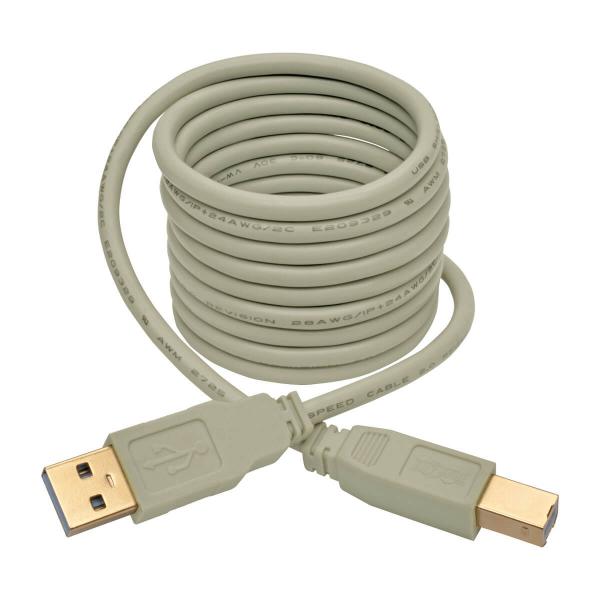 Tripp Lite U022-006-BE cavo USB USB 1.1 1,8 m USB A USB B Beige (Usb 2.0 A To B Cable [M/M], - Beige, 6 Ft. [1.83 M] - Warranty: 12M)Eaton0037332198785U022-006-BE