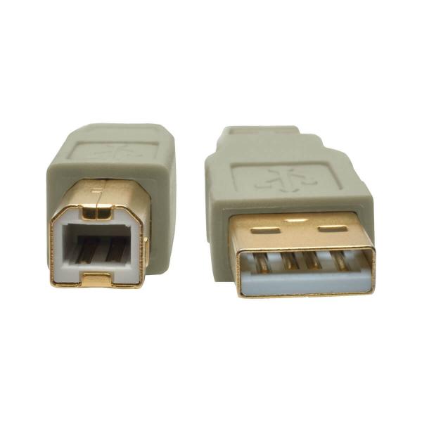 Tripp Lite U022-006-BE cavo USB USB 1.1 1,8 m USB A USB B Beige (Usb 2.0 A To B Cable [M/M], - Beige, 6 Ft. [1.83 M] - Warranty: 12M)Eaton0037332198785U022-006-BE